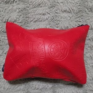 Spiderman Red Embossed Cosmetic Pouch